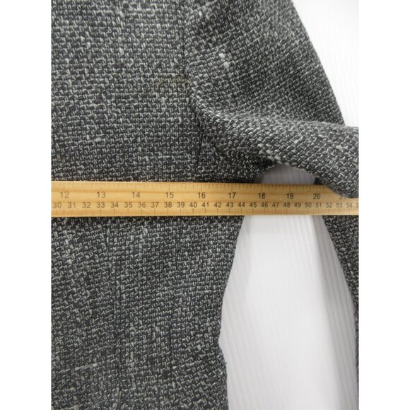 Max Mara Jacket 6 Silk Wool Tweed Blazer Button Up Career Italy * - Picture 5 of 13